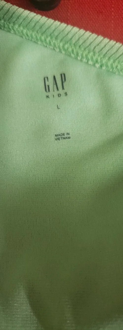 GAP Kids Girls One-Shoulder Bikini Set in Ribbed Mint Green With SPF50.  NWT